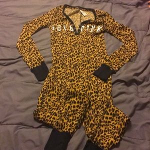 PINK extra small onesie- Cheeta print